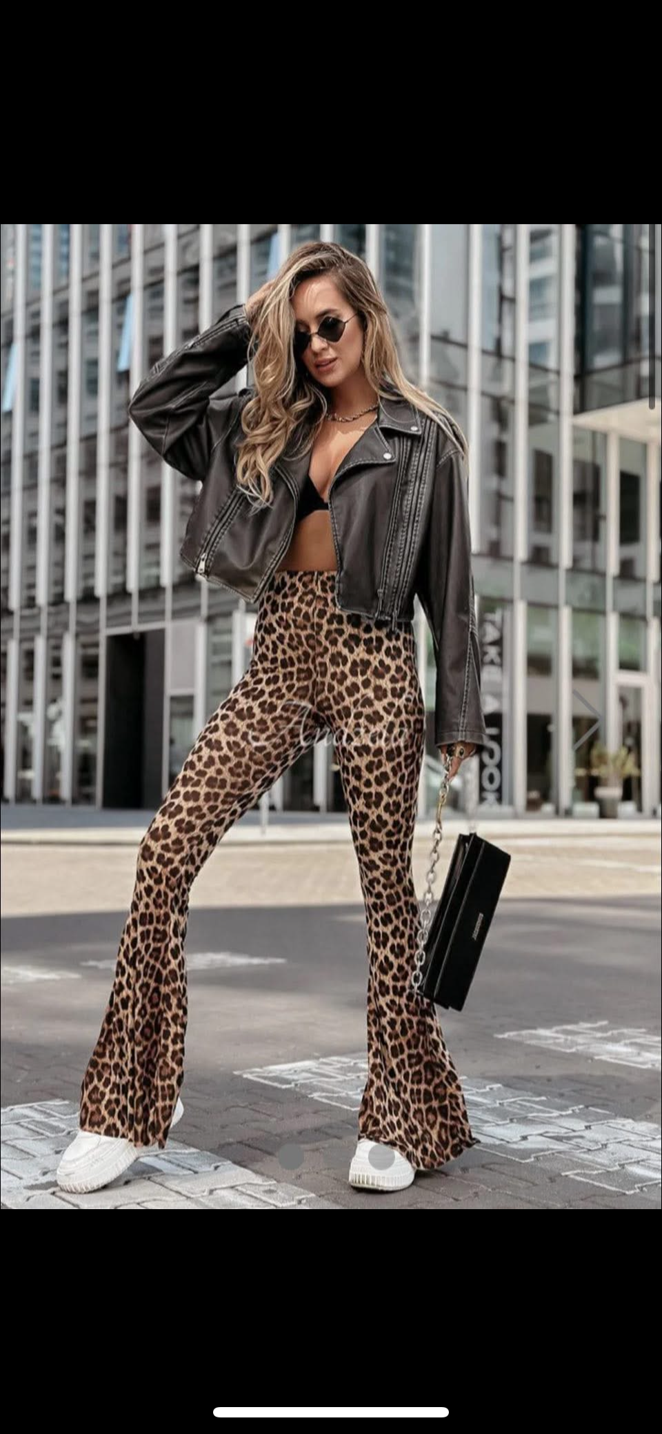 Leopard Print Flares