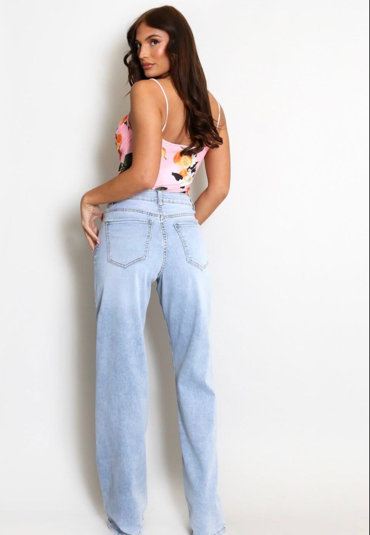 Light Denim High Waist Jeans