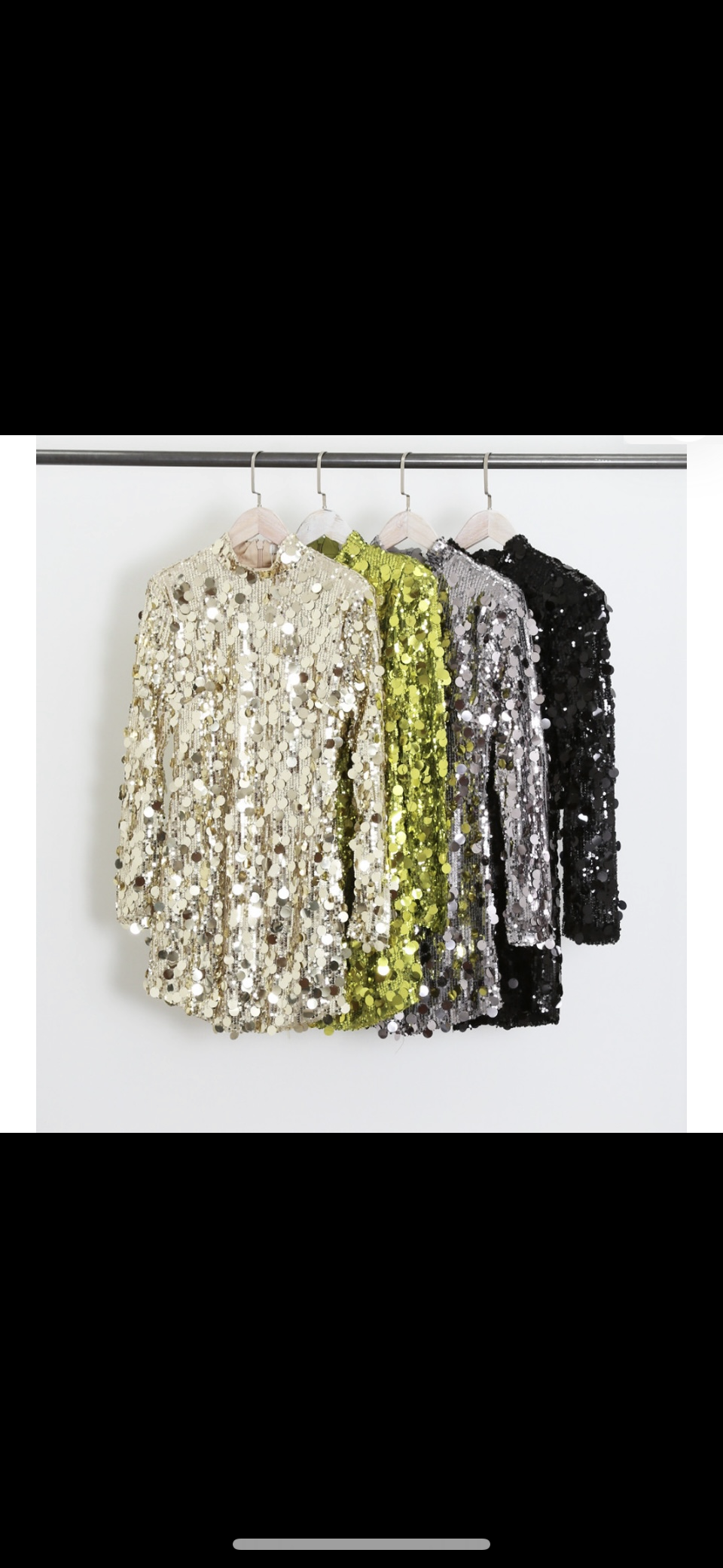Gold Sequin Dress