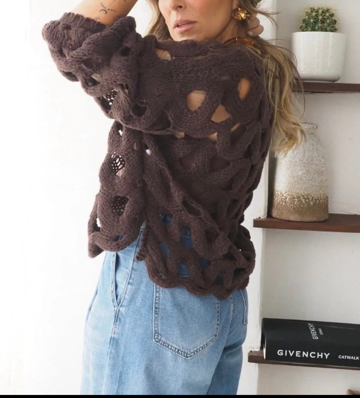 Crochet Knit Jumper