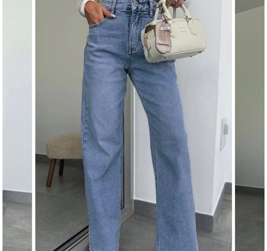 Dark Denim High Waist Jeans